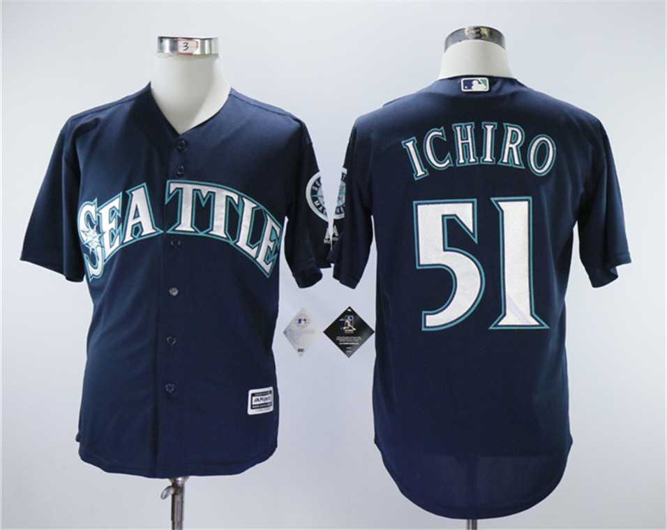 Mariners 51 Ichiro Suzuki Navy Cool Base Stitched Baseball Jerseys,We sell and wholesale Mariners 51 Ichiro Suzuki Navy Cool Base Stitched Baseball Jerseys on line form chian!